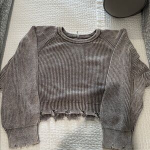 Young fabulous broke tie dye distressed sweater XS